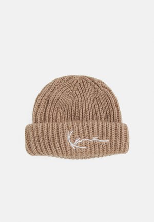 SIGNATURE FISHERMAN BEANIE UNISEX - Beanie - taupe