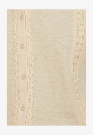 Love & Roses, REGULAR FIT - 3/4 SLEEVE BRODERIE TOP - Blúzka so zapínaním na gombíky - white
