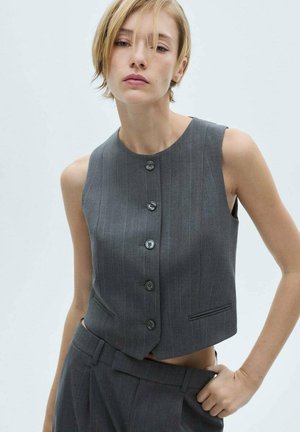 Mango Waistcoat - grey