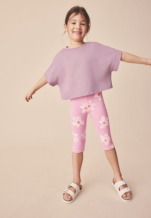 Next, CROPPED  - Leggings - Hosen - pink flower