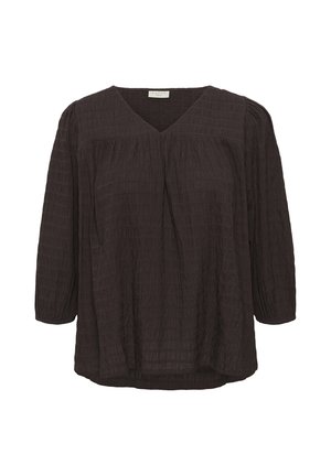 Kaffe Curve, KCMAISIE BLOUSE - Blusa - coffee bean