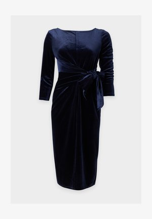 Anna Field by Zalando, VELVET DRESS - Коктейлна рокля/парти рокля - dark blue