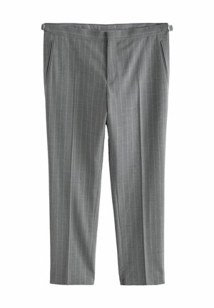 REGULAR FIT - TAILORED FIT STRIPE - Suit trousers - grey
