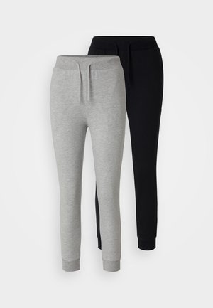 2 PACK - Trainingsbroek - black/grey