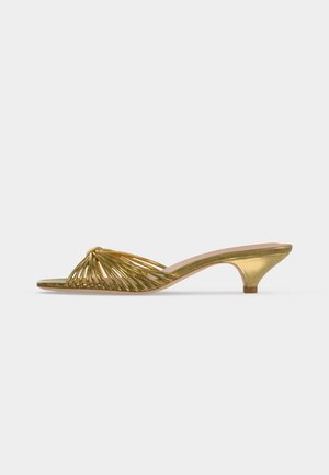 Loeffler Randall, DIXIE - Pantolette flach - gold-coloured
