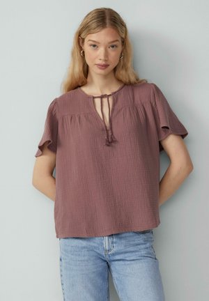Bluse - aubergine
