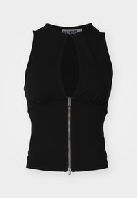 IRMA ZIP SLEEVELESS - Top - black