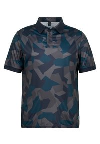 HALBARM QUICKDRY CAMOUFLAGE - Polo shirt - dark blue