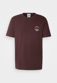 TEE - T-shirt estampada - shadow brown