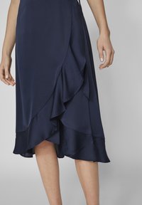 VILA VIELLETTE HW SU-EV - A-silueta svārki - navy blazer