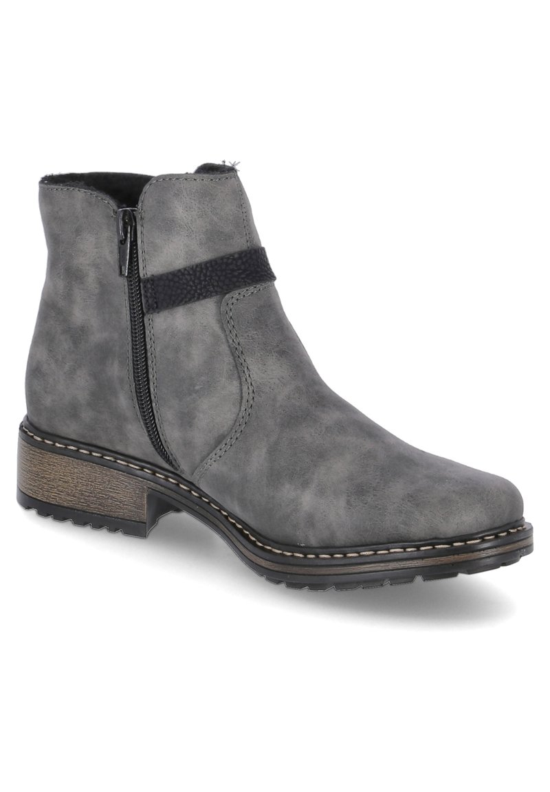 Damen Ankle Boots | Rieker Stiefelette grau - RO48957 Damen Ankle Boots | Rieker Stiefelette grau - RO48957