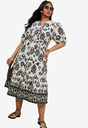 Lipsy Day dress - monochrome print