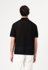 Tommy Hilfiger STRUCTURE OPEN SHIRT - Chemise - black