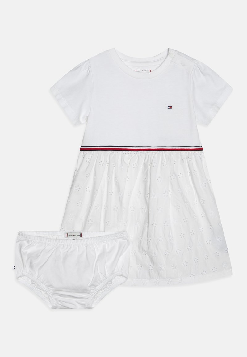 Tommy Hilfiger Baby Girls Dress In White 1