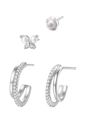 GEMSTONE  PEARL SET - Boucles d'oreilles - silver coloured