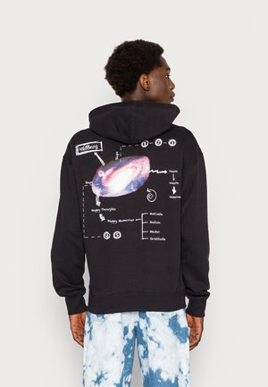 GRAPHIC HOODIE - Felpa - black
