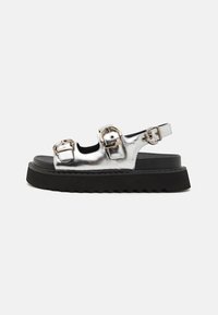 KATE - Platform sandals - silver