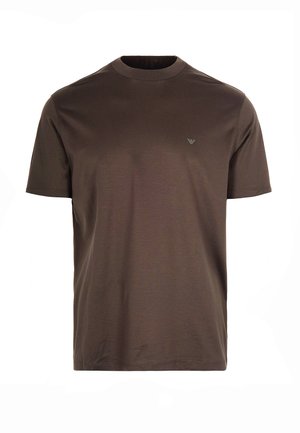 GIROCOLLO - T-shirt basic - marrone