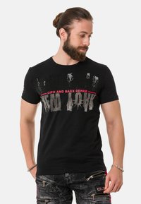 Cipo & Baxx T-Shirt print - black