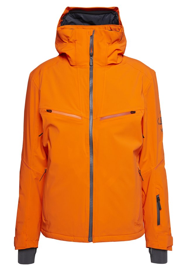 BRILLIANT - Veste de ski - red orange/ebony