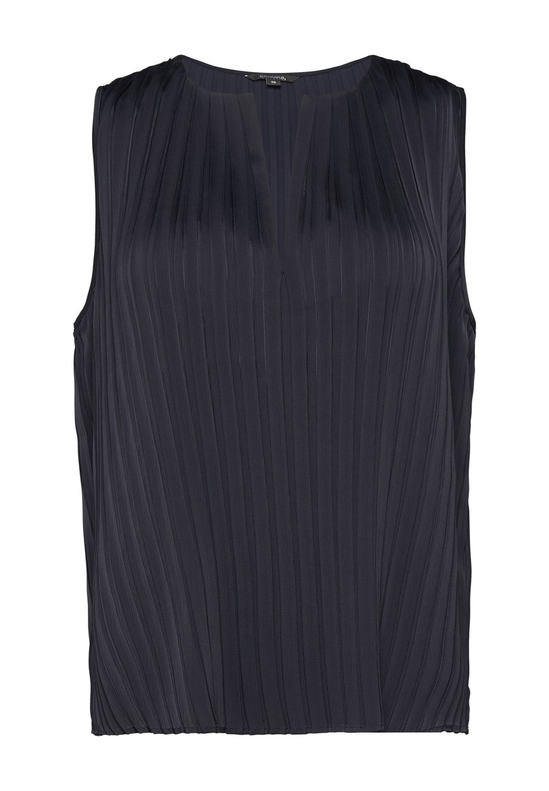 comma Blouse donkerblauw