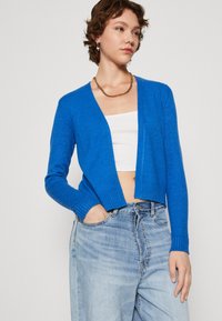 VILA VIRIL - Kardigan - lapis blue/dark melange