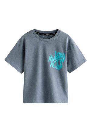 Print T-shirt - blue