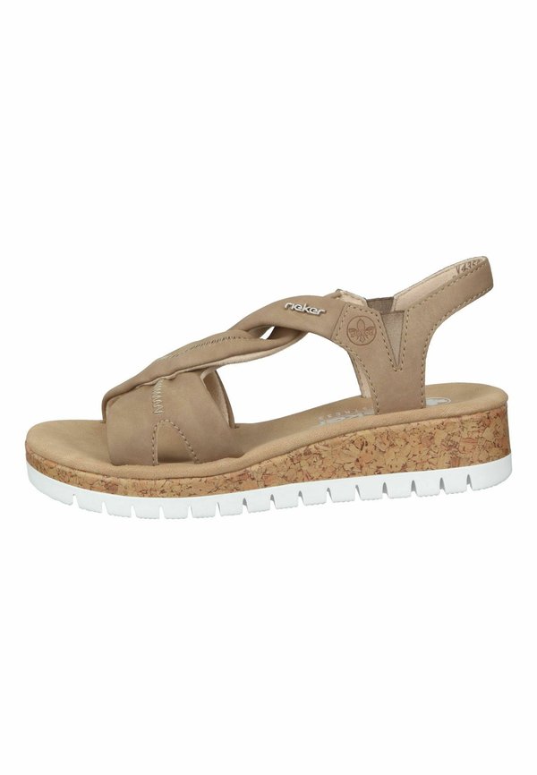 Plateausandalette - shell