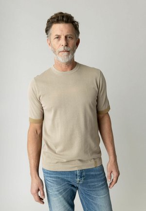 JUSTIN SS CREW NECK  - T-shirts basic - aluminum