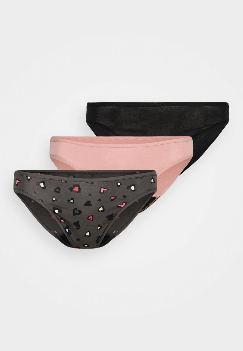 Marks & Spencer 3 PACK PERIOD Underbukse dark grey mix/grå Zalando.no