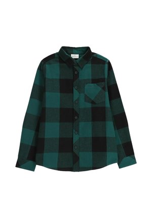 Coccodrillo, KOSZULA W KRATĘ Z DŁUGIM RĘKAWEM (M-ZC5136101SBJ-012-128) - Shirt - grün