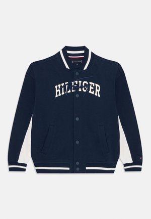 GRAPHIC BOMBER - Chaqueta fina - dark night navy