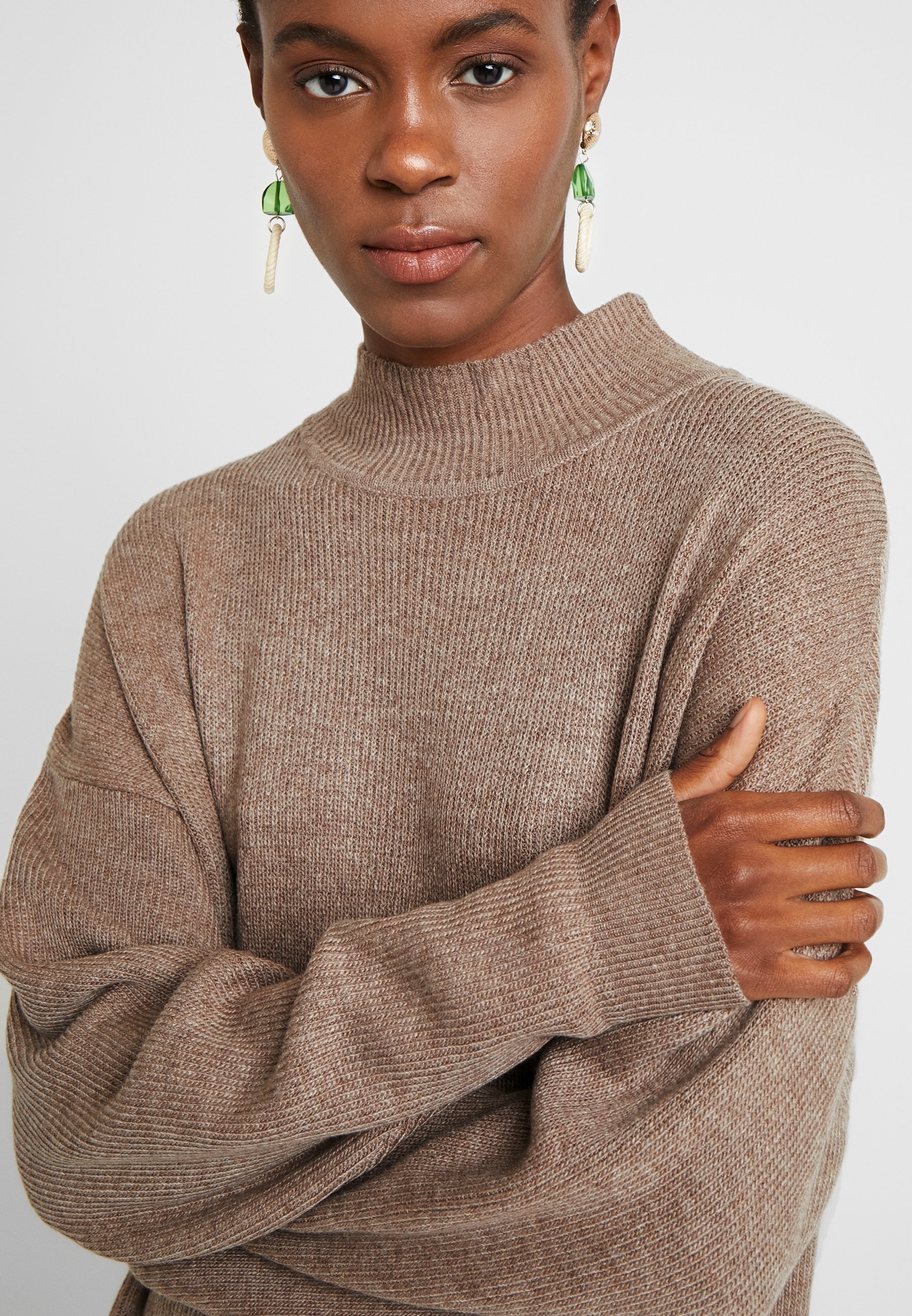 topshop grey jumper dress
