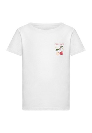CHERRY SWEET - T-shirt imprimé - white