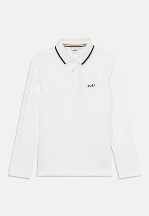JUNIOR LONG SLEEVE POLO - Långärmad tröja - white