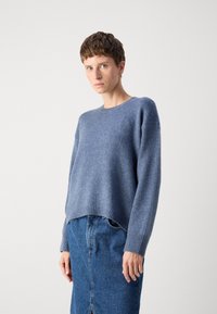 Marc O'Polo LONGSLEEVE ROUNDNECK - Pullover - hazy blue