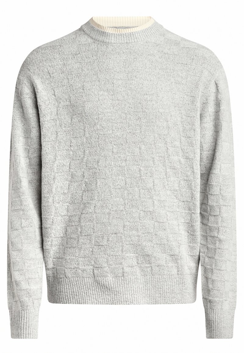 Redefined Rebel Trui lichtgrijs gemêleerd