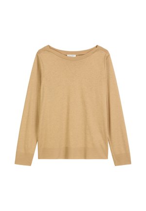 Marc O'Polo LUXURY LONGSLEEVE REGULAR - Jumper - pure sand
