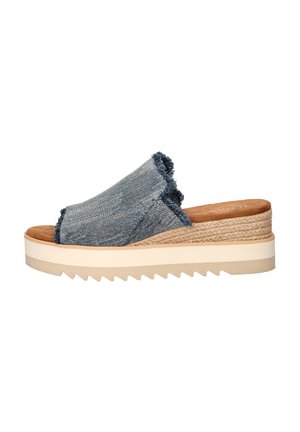 DIANA - Muiltjes met hak - blauw