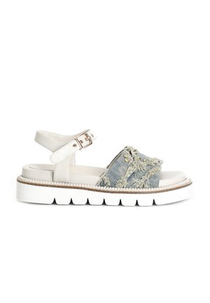 Sandale cu talpă ortopedică - blue denim yellow