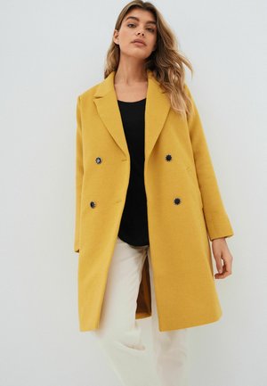 FORMAL DOUBLE BREASTED - Manteau classique - ochre yellow