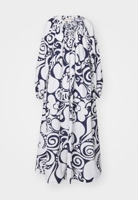 SALMA - Rochie maxi - navy/white