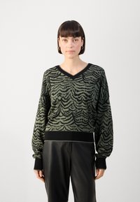 Scotch & Soda V NECK - Striktrøje - thyme