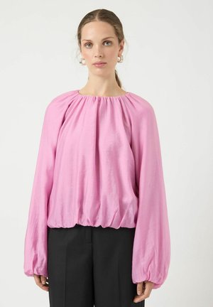 VALLO BALLON LANGÄRMELIG - Bluse - moonlite mauve
