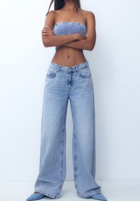 PULL&BEAR Vaqueros a campana - blue denim