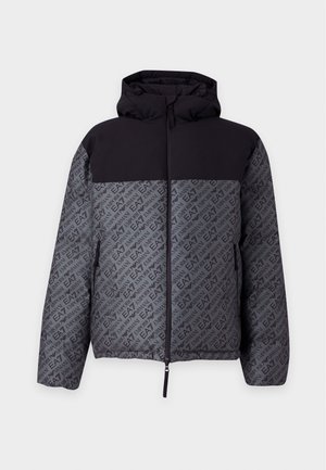 EA7 Emporio Armani, MOUNTAIN HOODED JACKET LOGO REPEAT - Winterjacke - pewter