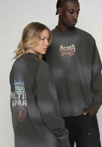 RAGLAN CINEMATIC - Top s dlouhým rukávem - black soda washed