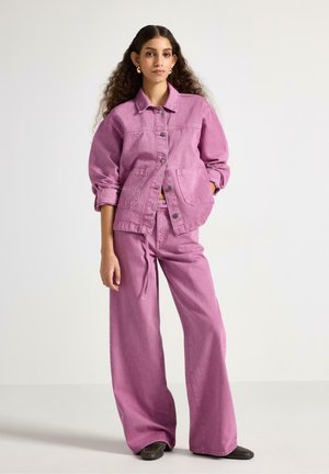 WIDE PEGGY  - Jeans baggy - dusty lilac