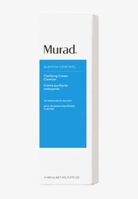 Detergente chiarificante Murad Blemish Control in un tubo bianco con etichetta blu, testo in inglese e francese, capacità 148 mL.