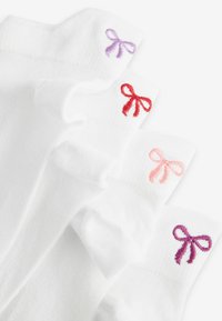 Next EMBROIDERED 4 PACK REGULAR FIT - Strumpor - white pink bows